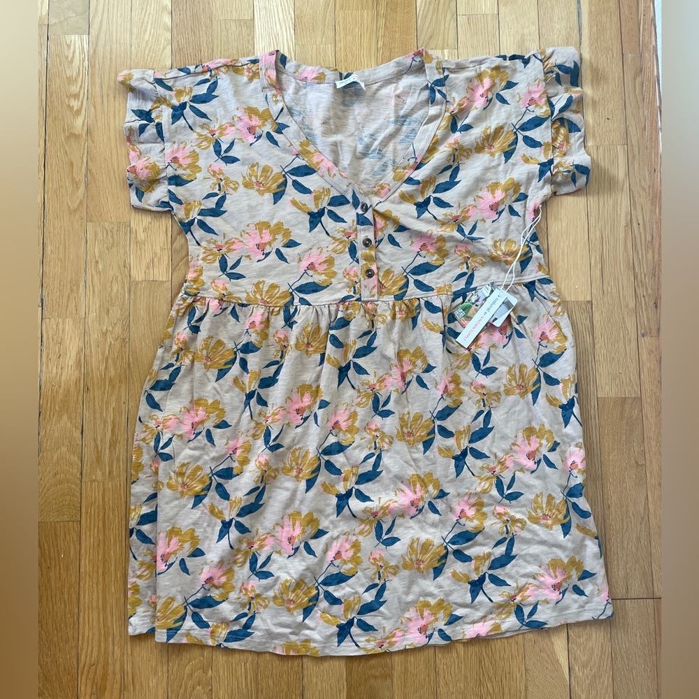 Known Supply (Krochet Kids) floral dress